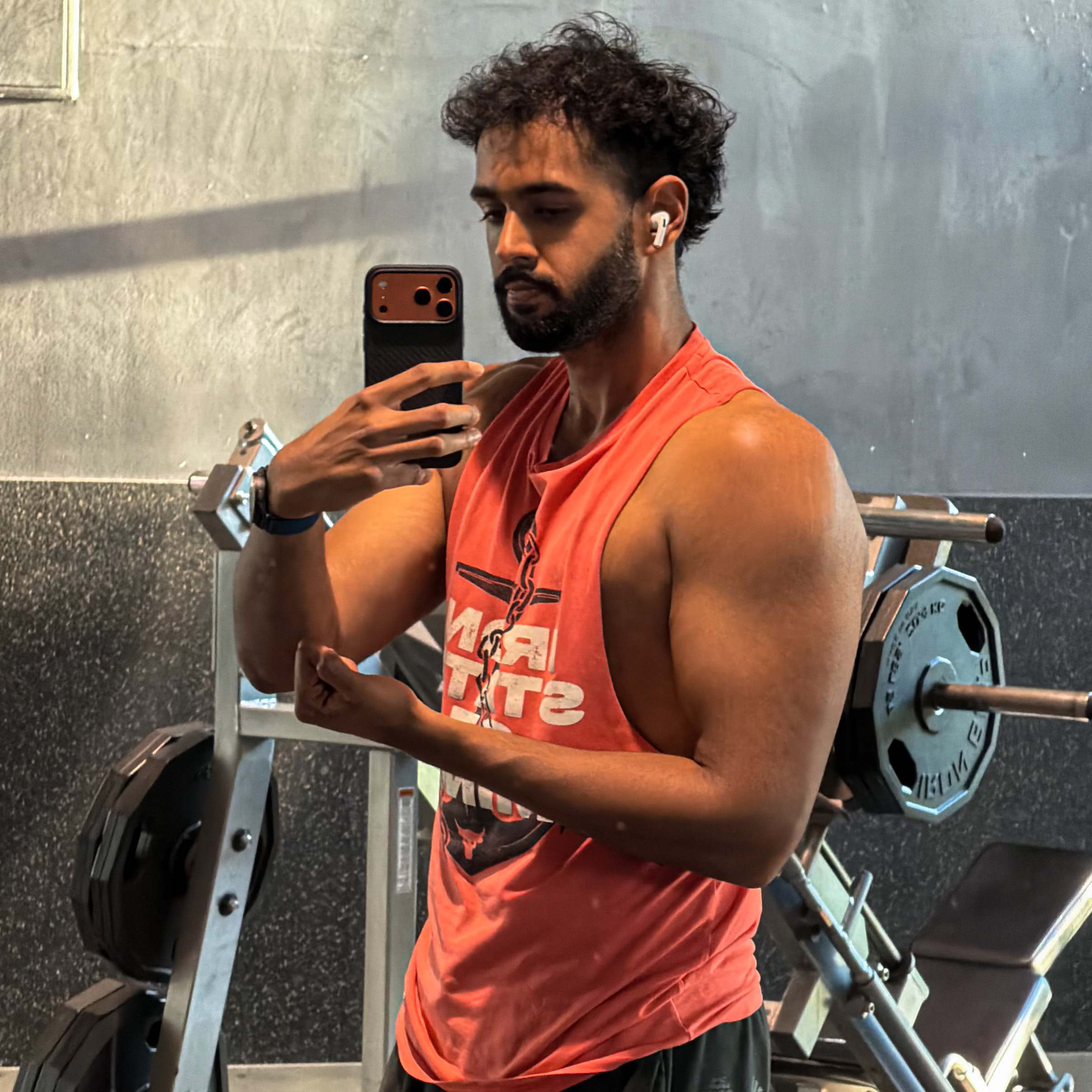 Avinash at the gym