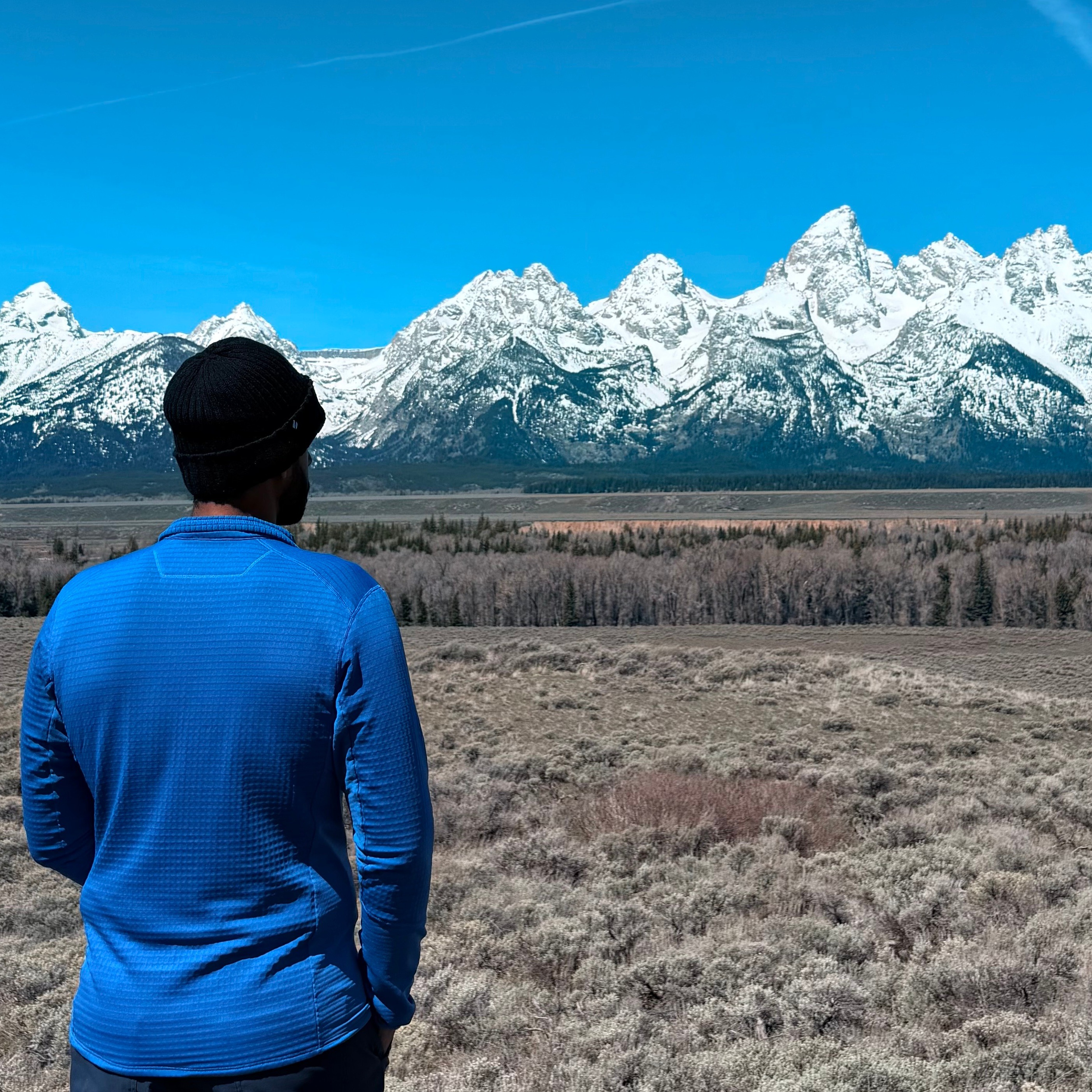 Mountain view from a hiking trip